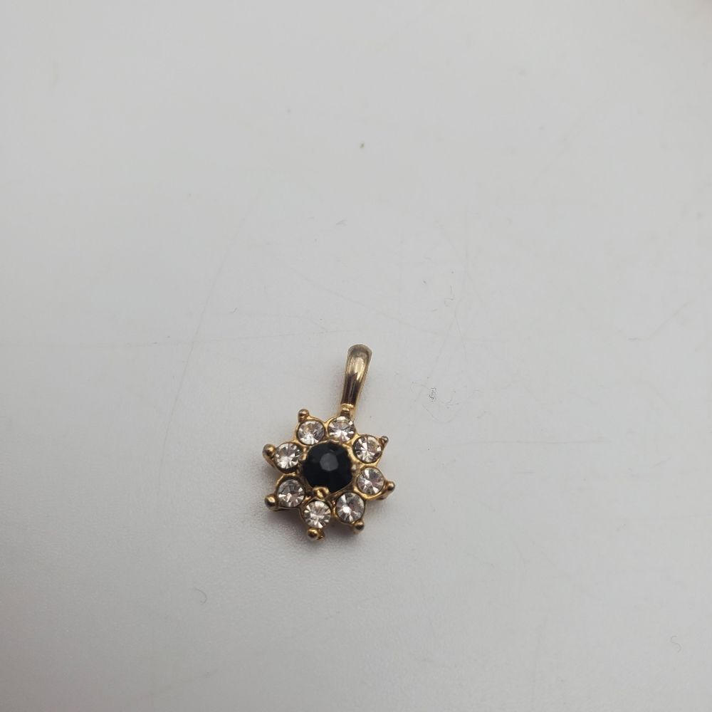 Crystal flower necklace‎ pendant brilliant finery sparkle